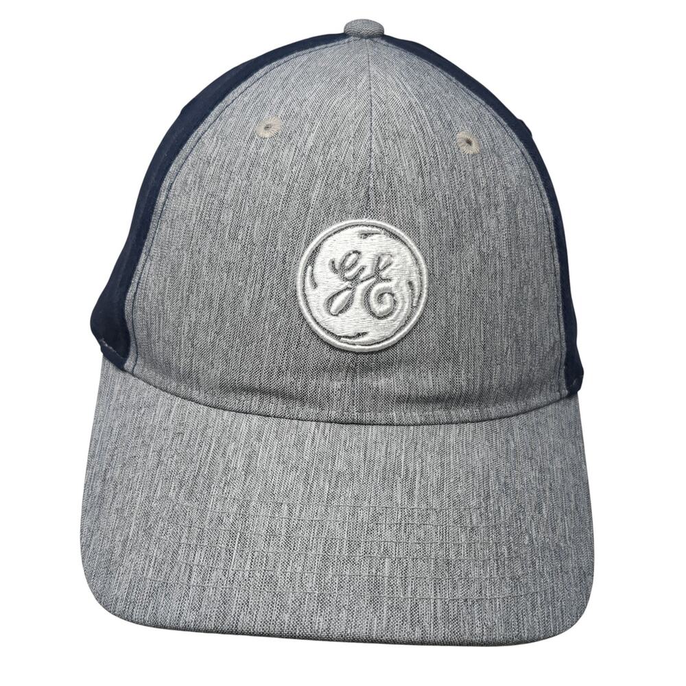 GE Strapback Hat Multicolor One Size Embroidered Colorblock Adjustable